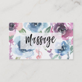 Cartão De Visita *~* Rosas Florais Wisteria Flowers MASSAGE Floral