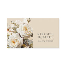 Rosas Vintage Elegantes Creme Horizontal