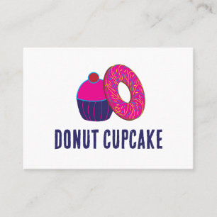 Cartão De Visita Rosquinha Cupcake
