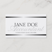 Roteiro metálico de prata de CPA do contador