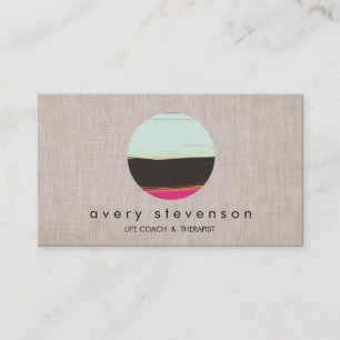 Cartão De Visita Roteiro para o Horizon Life Coach e o Consultor de