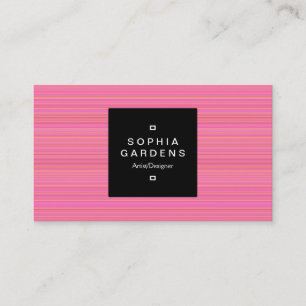 Cartão De Visita Rótulo Quadrado 01a - Linhas de Análise 04