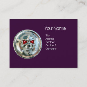 CARTÃO DE VISITA ROUPA CRUZADA E MONOGRAMA DE RUBAS VERMELHA