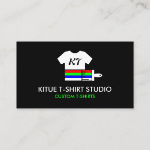 Cartão De Visita Roupa de Vestuário Personalizado Loja RGB T-Shirt