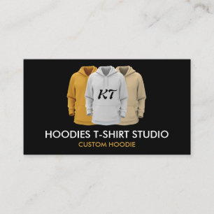 Cartão De Visita Roupas Vestuário Suéter Personalizado Monograma Ca