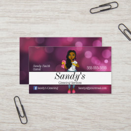 Cartão De Visita Roxo