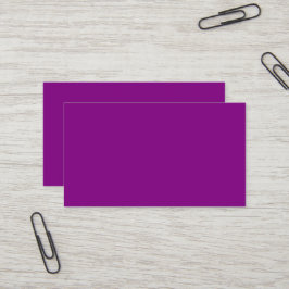 Cartão de visita roxo
