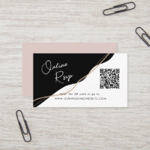 RSVP Online Código QR preto e branco Site de casam