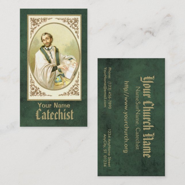 Cartão De Visita Rua. César de Bus (SLE 001) (Frente/Verso)