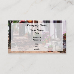 Cartão De Visita Rua com Galeria de Arte e Tobacconista Alexandria