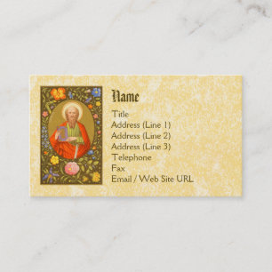 Cartão De Visita Rua. Paul the Apostle (PM 06) Standard