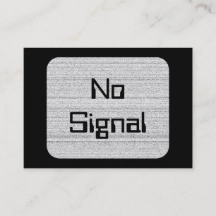 Cartão De Visita Ruído branco. Grão nevado preto e branco