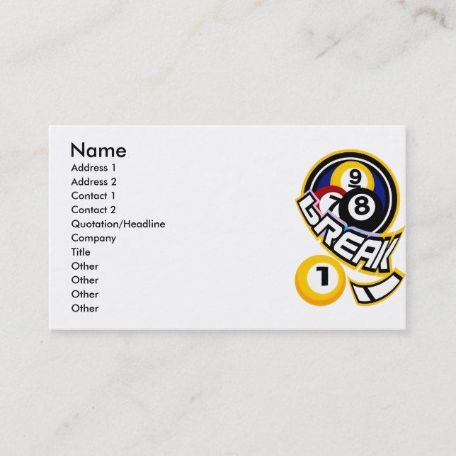 Cartão De Visita ruptura! (Frente)