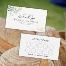 Rustic Botanical Farmers Market Loyalty Reward