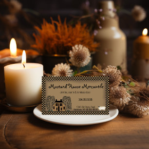 Cartão de visita Rustic Kraft