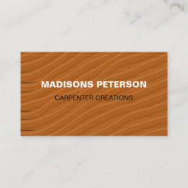 Cartão De Visita rusticman Wooden Carpentry Construction