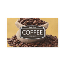 Saco de feijão com café