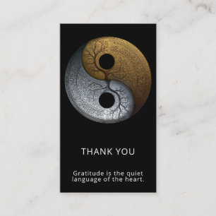 Cartão De Visita Sacred Balance Símbolo Yin Yang