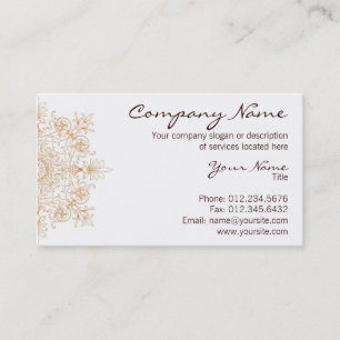 Cartão De Visita Saffron