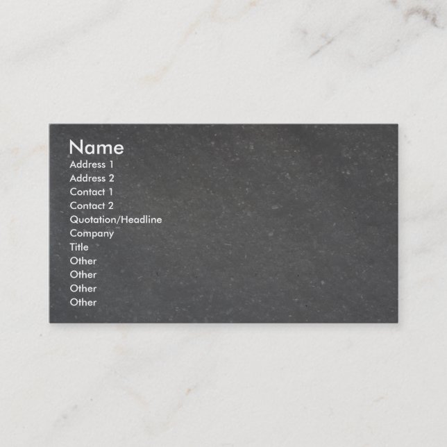 Cartão De Visita Sal (Frente)