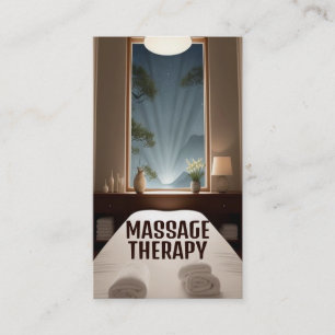 Cartão De Visita Sala de Massagem Terapista