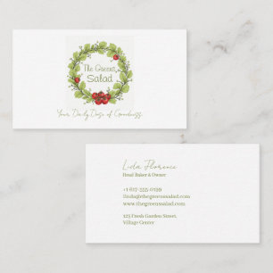Cartão De Visita Salada dos Verdes