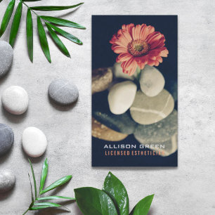 Cartão De Visita Salão de beleza E S T H E T da aromaterapia da