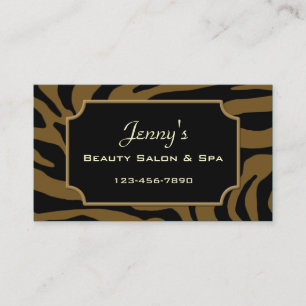 Cartão De Visita Salão de beleza & termas