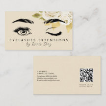 Salão de Extensões de Cílios Minimalista Ivory Flo