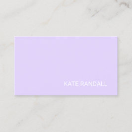 Cartão De Visita Salão Simples de Bela Lavanda