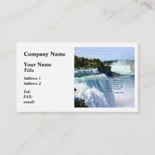 Cartão De Visita Salmo 42:7