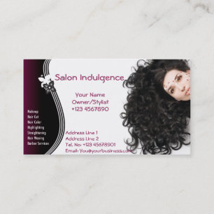 cartão de visita Salon