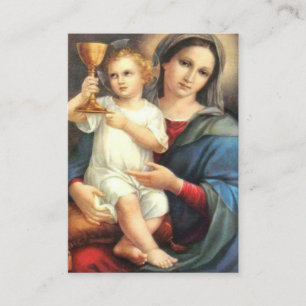 Cartão De Visita Sangue precioso da consagração da oração de Jesus