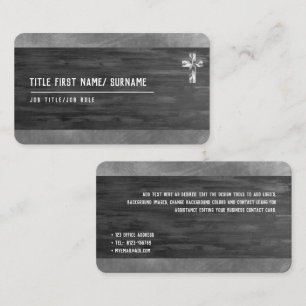 Cartão De Visita Santa Cruz Cristã Faith Deacon Pastor Clergy