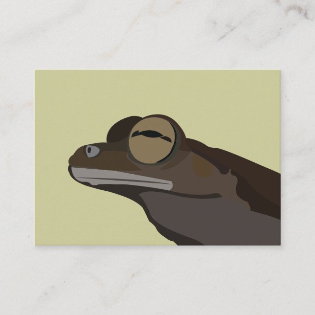 Cartão De Visita Sapo de árvore (Frente)