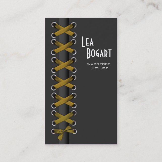 Cartão De Visita Sassy ate acima o estilista (Frente)