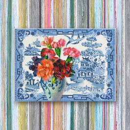 Cartão De Visita Saudações Blue Willow