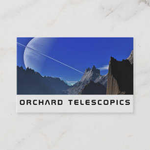 Cartão De Visita Saudações de outro mundo