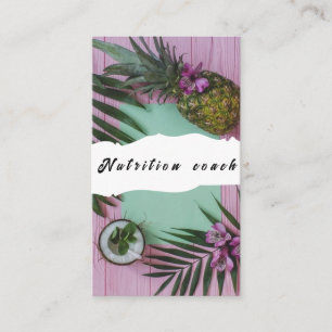 Cartão De Visita Saúde e bem-estar do terapêutico nutricional