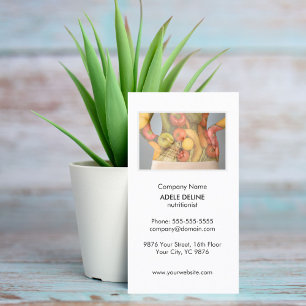 Cartão De Visita Saúde limpa original da dieta do nutricionista do