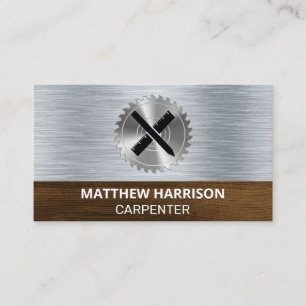 Cartão De Visita Saw Circular  Ferramentas de arquitetura