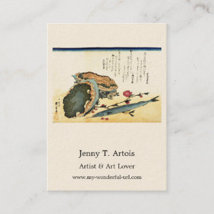 Cartão De Visita Sayori & Awabi (Halfbeak, Abalone) Peixes Hiroshig