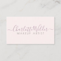 Script de Assinatura Cor-de-rosa-rosa do Makeup Ar