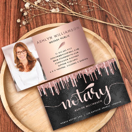 Cartão De Visita Script do Agente de Empréstimo de Fotografia Glitt