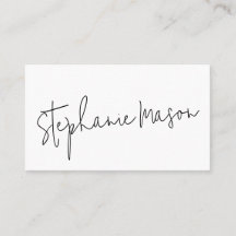 Script minimalista de Modelo branco simples