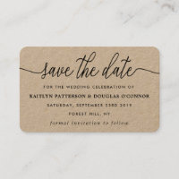 Script Simples Rustic Kraft Salva A Data