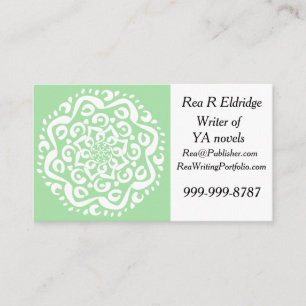 Cartão De Visita Seafoam Mandala
