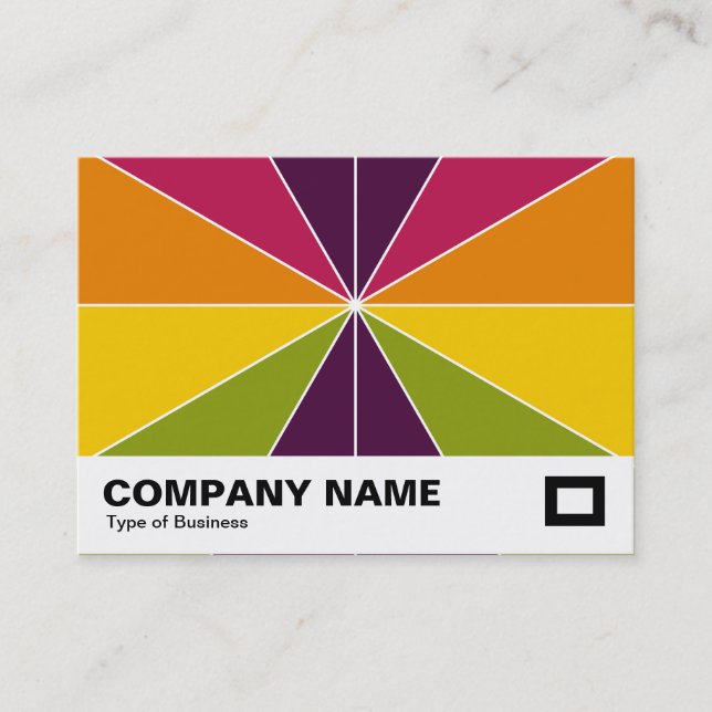 Cartão De Visita Segmentos de cor 02 (Frente)