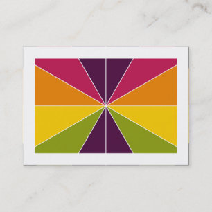 Cartão De Visita Segmentos de cor 02 (Bordados)