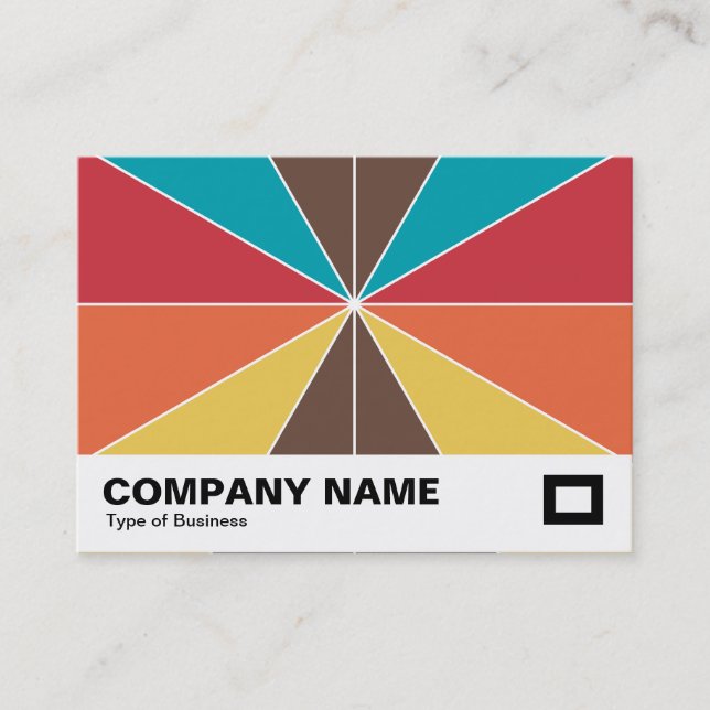 Cartão De Visita Segmentos de cor 05 (Frente)